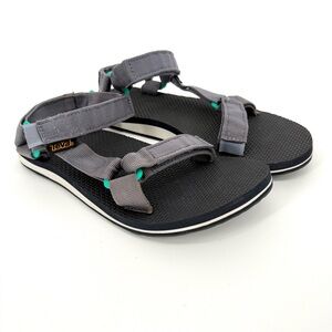 Teva Original Universal Charcoal & Teal Adventure Sandals Size 7, EU 38